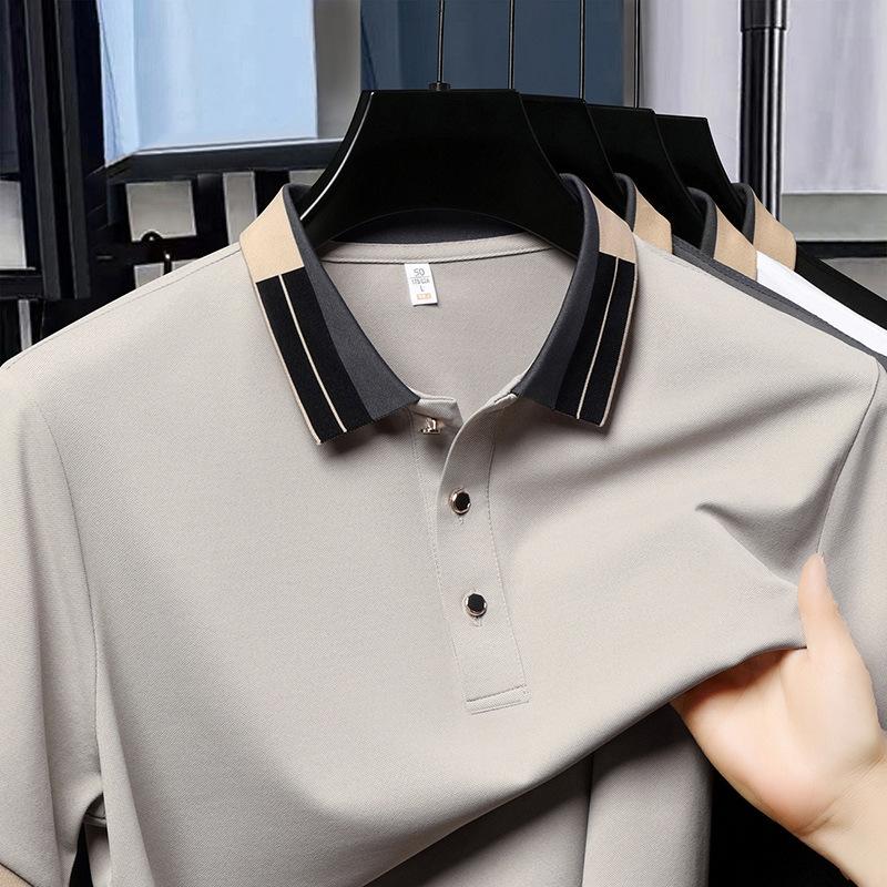 

Футболка Drive Dnu Solid Color Lapel, средняя рубашка поло, High Sense M