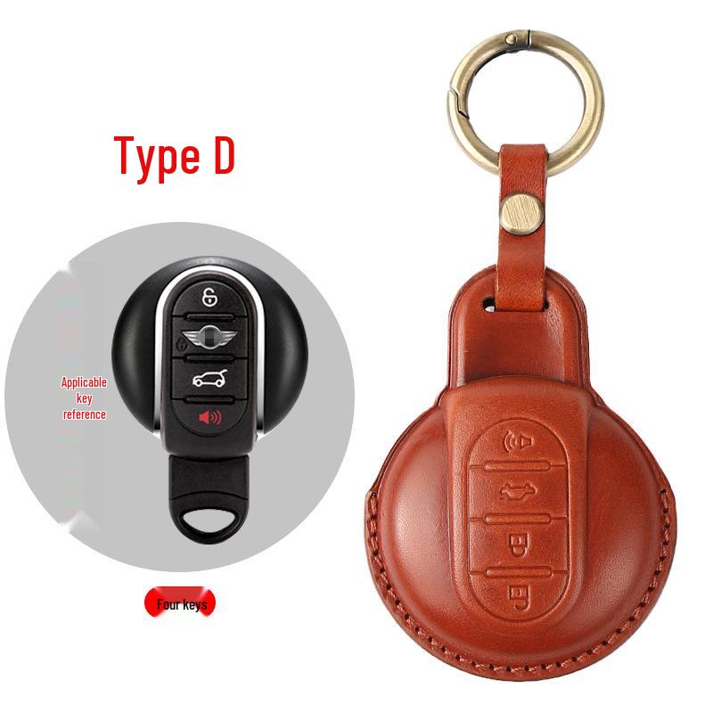 Genuine Leather Key Case for BMW 5 & 7 Series - Blade Key Compatible