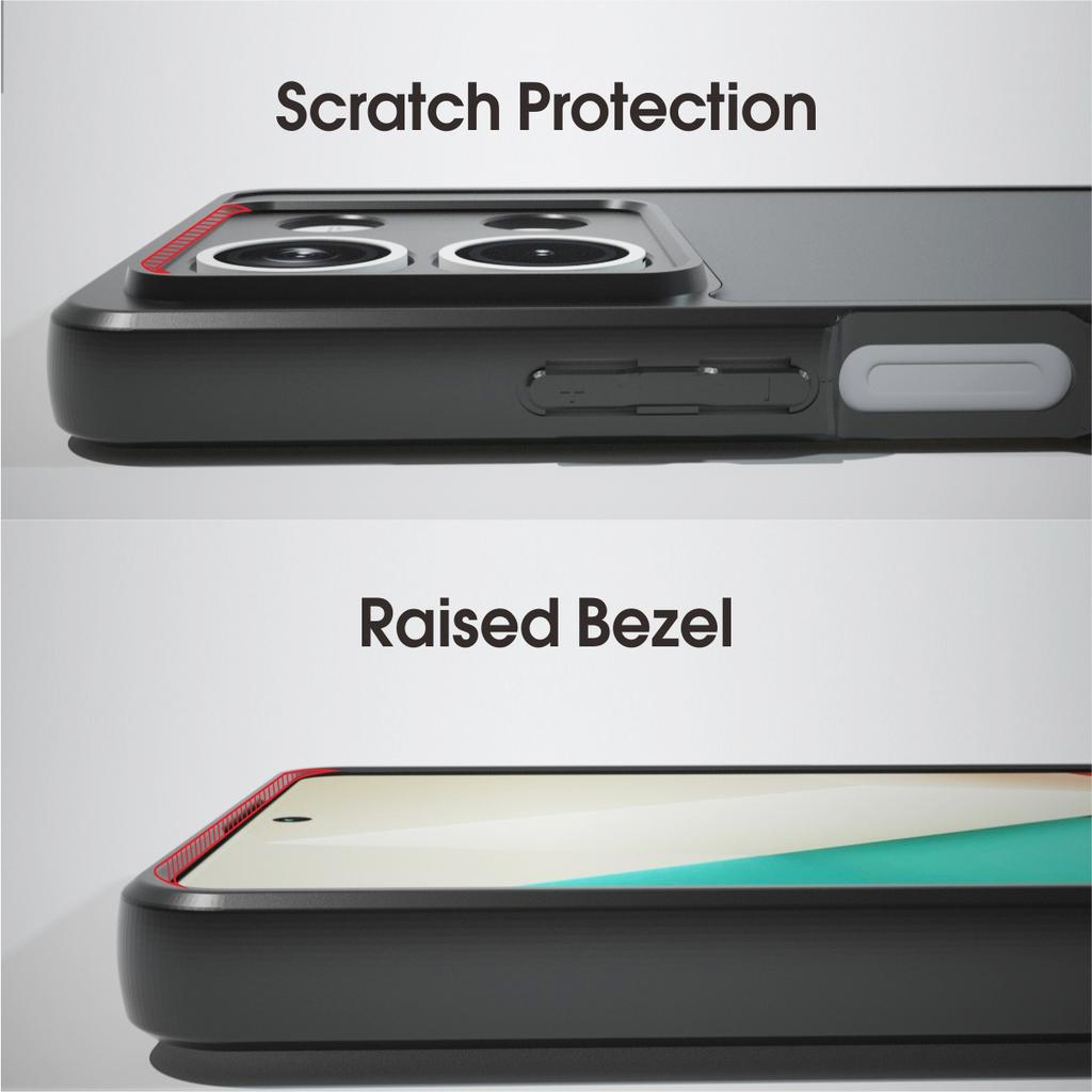 IBMRS For Xiaomi Redmi Note 13 4G Cases Slim-Fit TPU+PC Shell Mobile Phone Cover