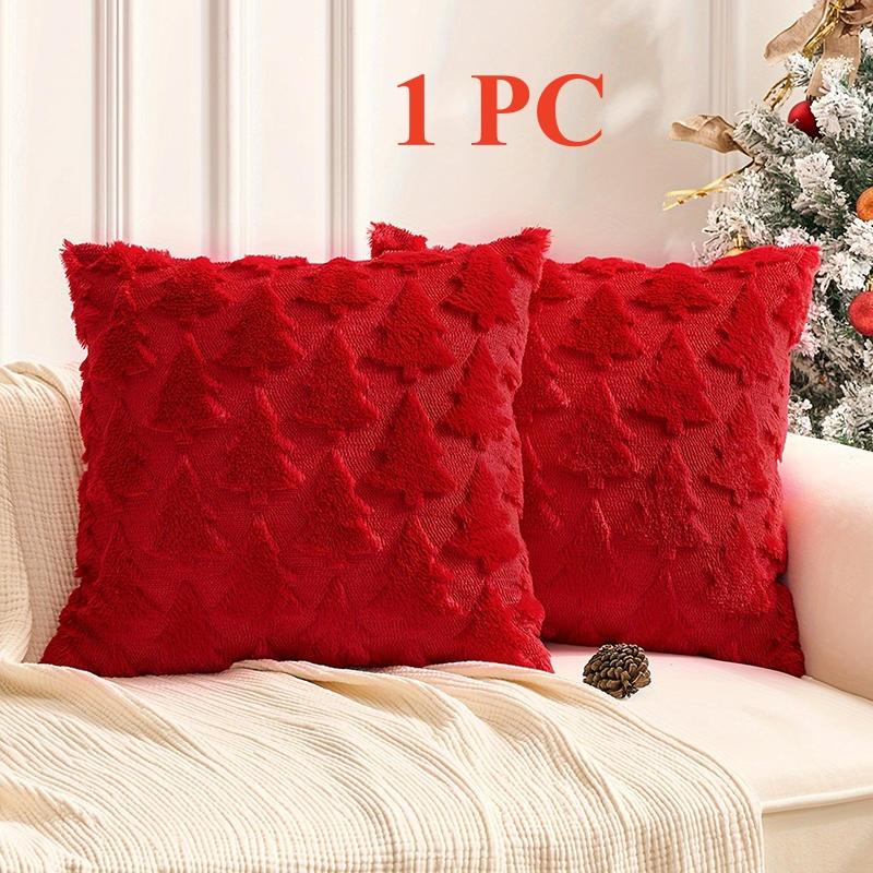 1PC Christmas Decorative Pillow Covers Cushion Cover Couch Cushion Case for Couch Sofa Holiday Festivals Winter Home Decoration
