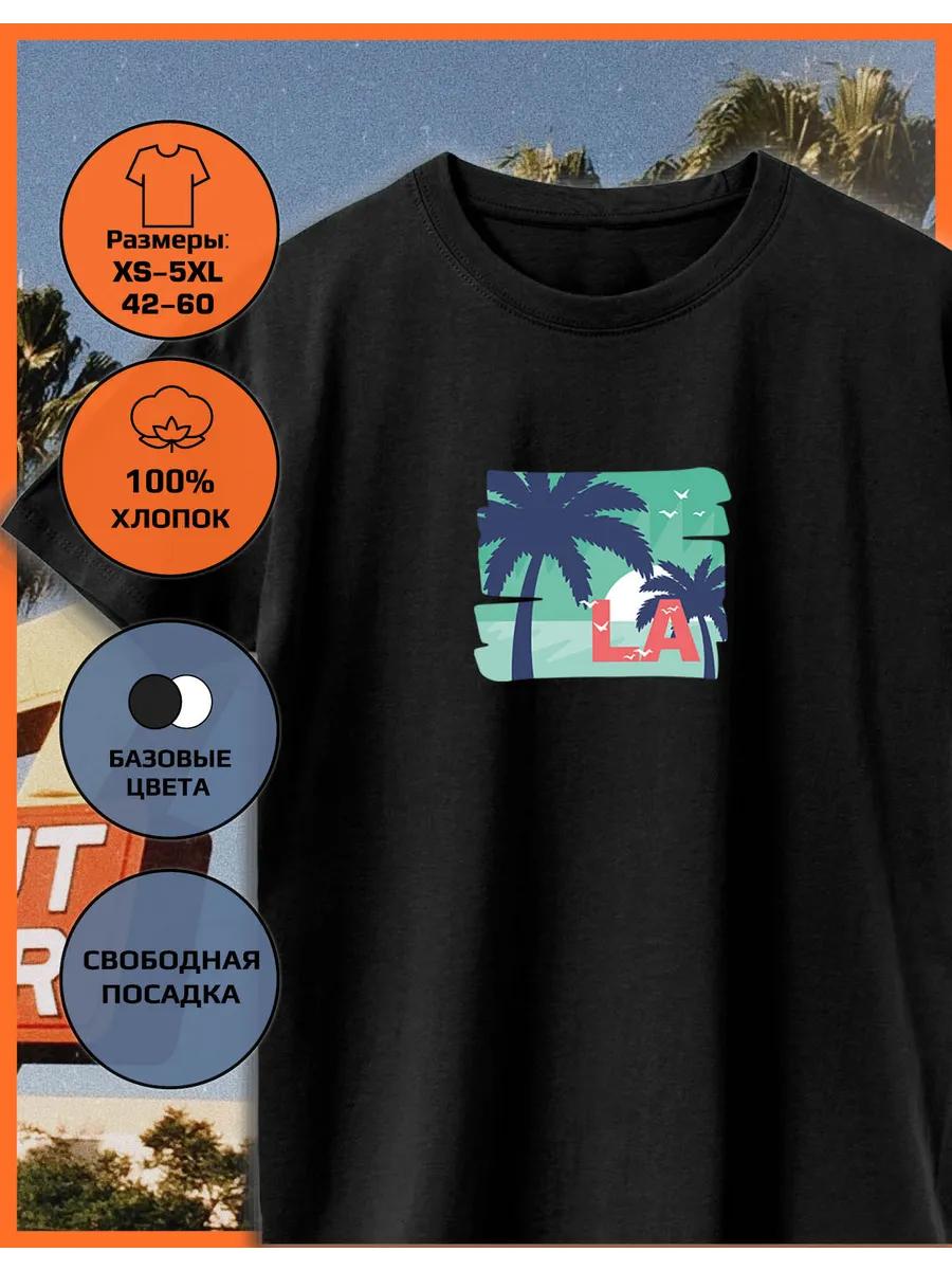 Los Angeles Print T-shirt 2XL