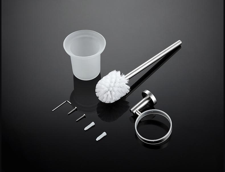 60 Series Model 304 Stainless Steel Wall-Mounted Towel Rack with Mirror Finish & Towel Ring