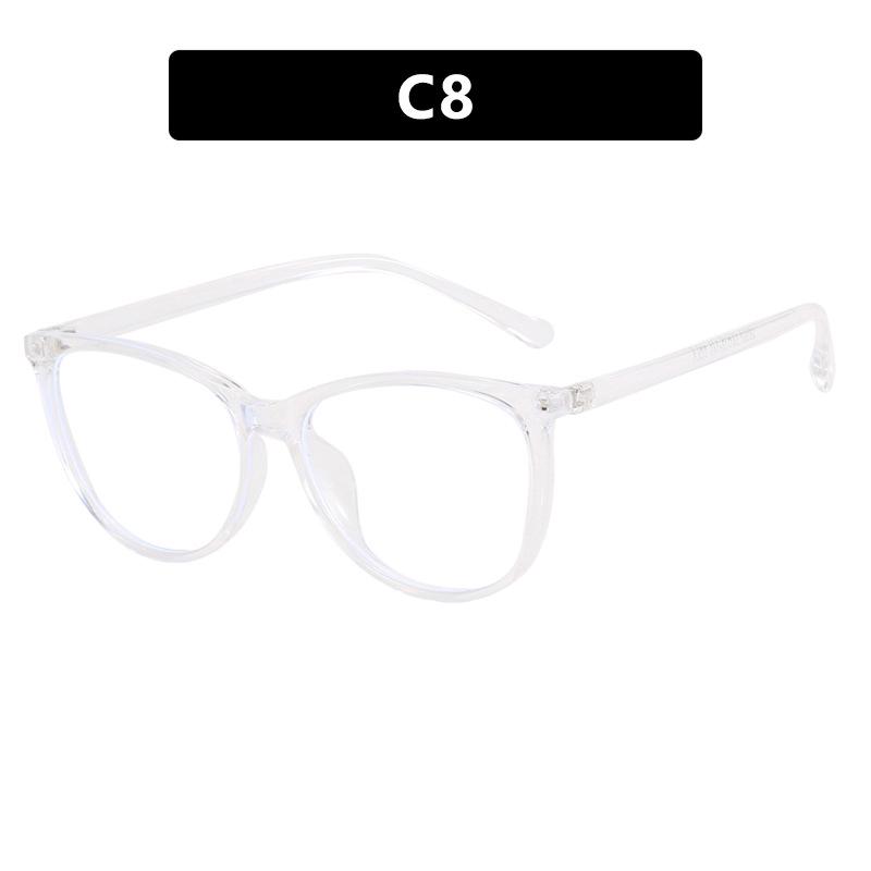 

KeDui Fashion Cat Eye Anti-Blue Light Glasses Frame, Retro & Versatile for Barefaced Women, Compatible with Prescription Lenses. як показано кольору
