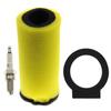 Air Filter Spark Plug Kit For Yamaha YFM350FW YFM350U Big Bear 350 4x4