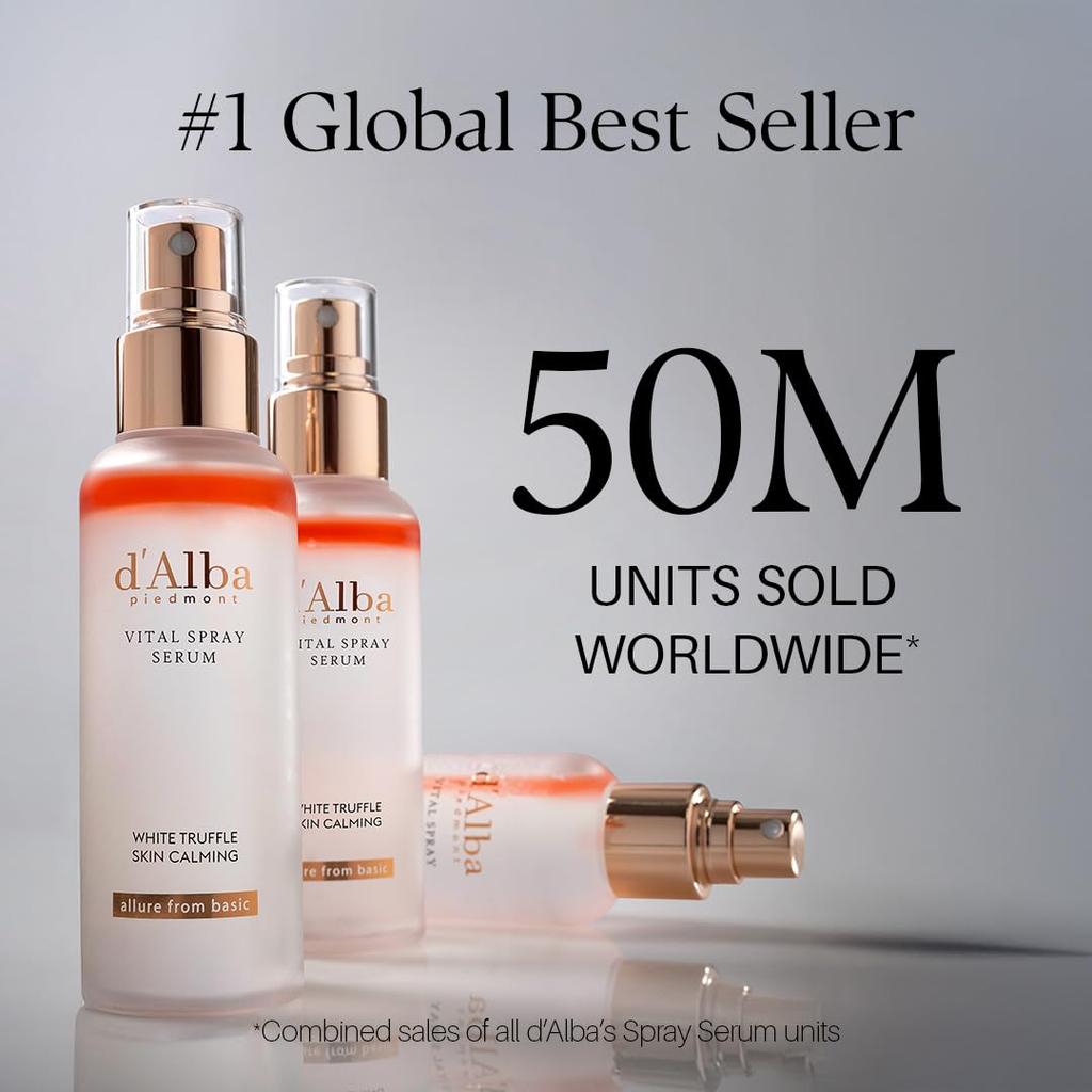 d'Alba Vital Spray Serum Hvit Trøffel, 100 ml (2 alternativer)