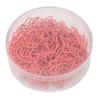 100pcs Star Moon Shaped Paper Clips Antislip Pink Colorfast Cute Paperclip for File Document Classification