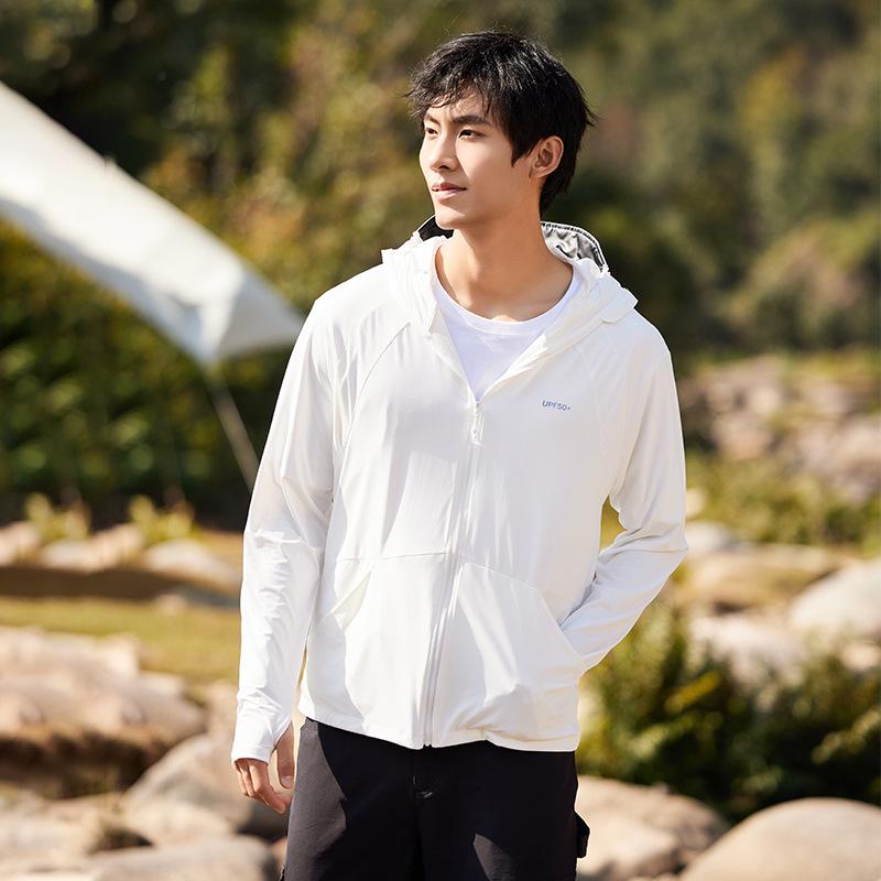 

Одежда из ледяного шелка с защитой от солнца UPF50 и съемным козырьком - Защита от УФ-лучей, Унисекс, Охлаждающий комфорт 5XL