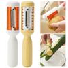 2-i-1 Vridbar Grönsaksskalare Multifunktionell Frukt Potatis Grönsaksskalare Roterande Design Potatisskurborste Köksredskap