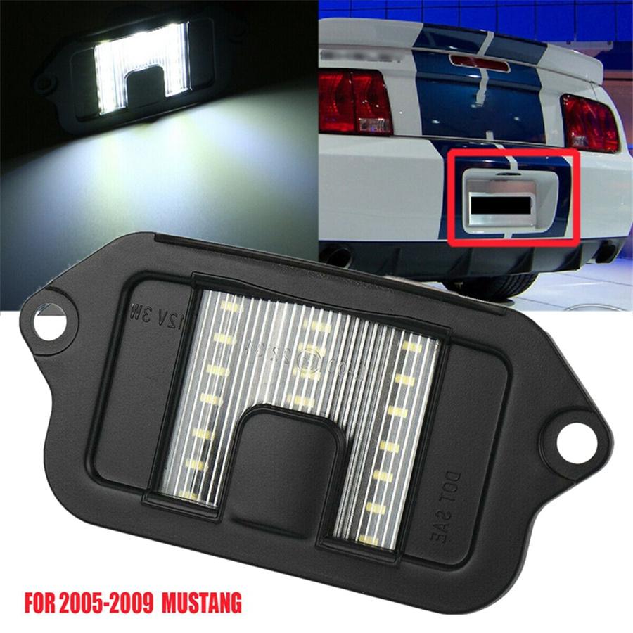 

For 2005-09 Ford Mustang 18 SMD White LED Rear License Plate Light #4R3Z13550AA