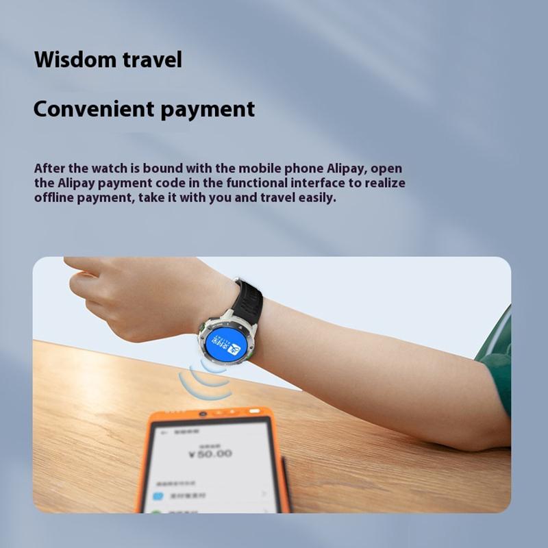 SCIONE Smart Touch Screen Watch Full Netcom 5G Card HD Color Screen Bluetooth Call Smart Watch