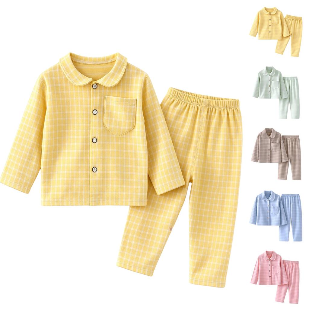 Set Pigiama e Abbigliamento Sportivo Carino Stampato per Bambini e Bambine, Completo 2 Pezzi per Dormire e Giocare