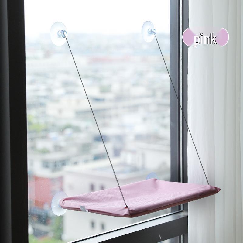 Suction Cup Cat Hammock: Window and Balcony Sunbathing Bed