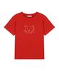 Eolaiteuaenggeul Cat Face Crop Tee (3 Color)