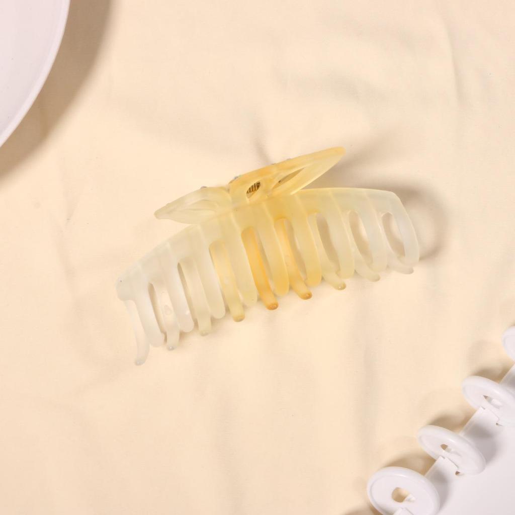 Mattierter Schmetterling Hai Haarspange - Elegantes quadratisches Griffzubehör für Damen