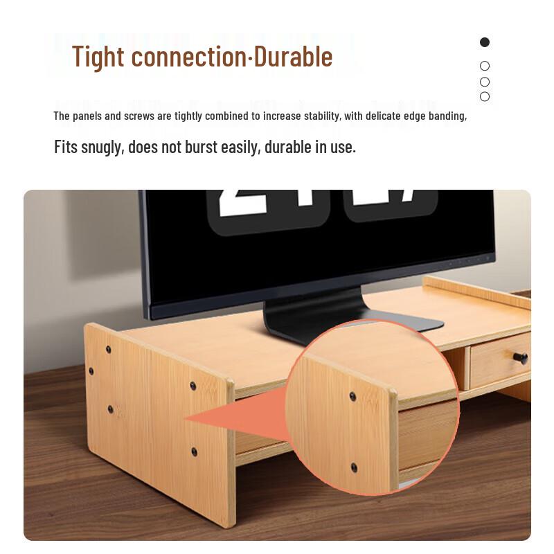 Double Drawer Monitor and Laptop Riser