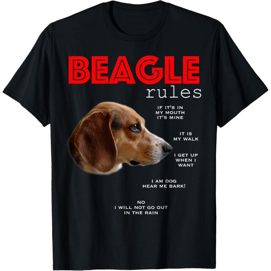 

Funny rules for the owner of a Beagle T-Shirt XXXXXL чорний