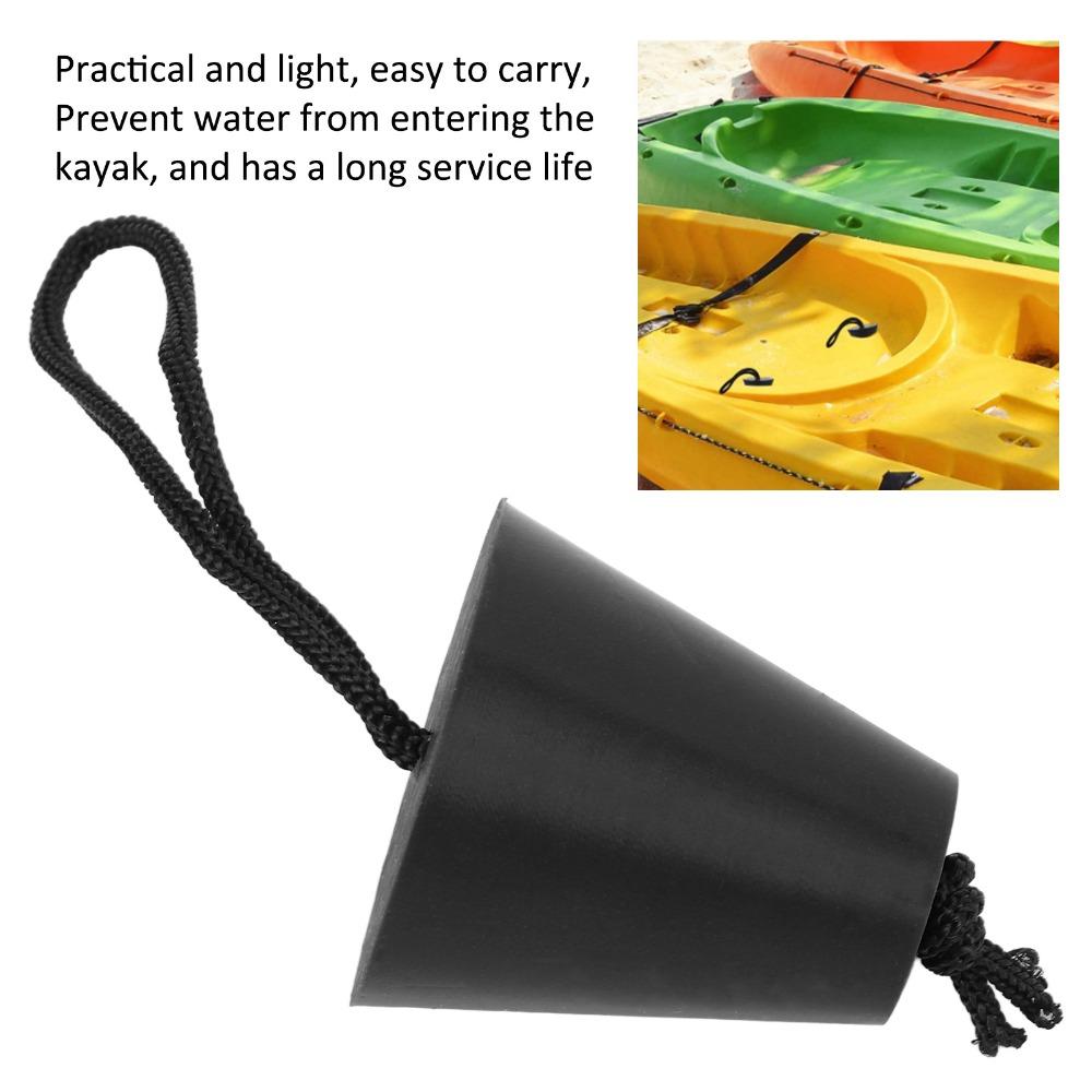 4PCS With Lanyard Scupper Plug Kit Flexible Silicone Universal Kayak Plug for Kayaks