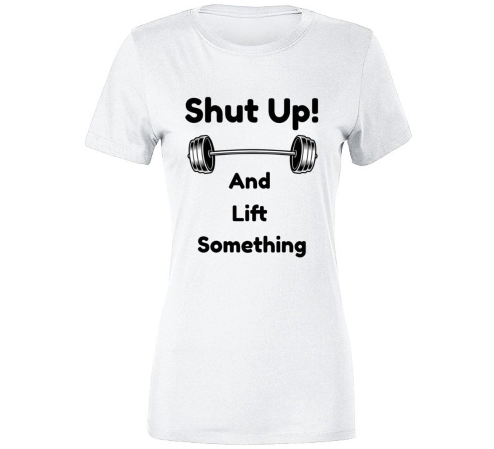 Lift Something Ladies T Shirt XL
