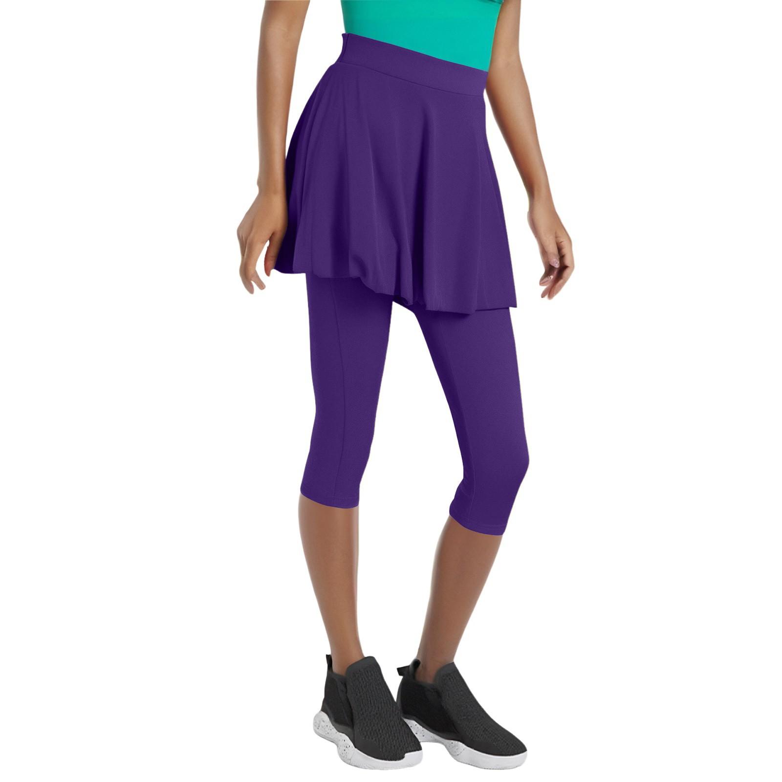 

Женские облегающие леггинсы с низкой посадкой и эластичным лифом Seven Point, повседневные штаны для йоги с подъемом бедер L фиолетовый