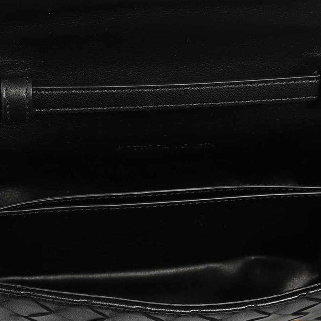 Bottega Veneta Classic Woven Leather Shoulder Bag Women bags Black 609412VCPP58648