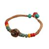 Handmade Chinese Retro Beaded Bracelet: Versatile Ethnic Style for Couples & Friends