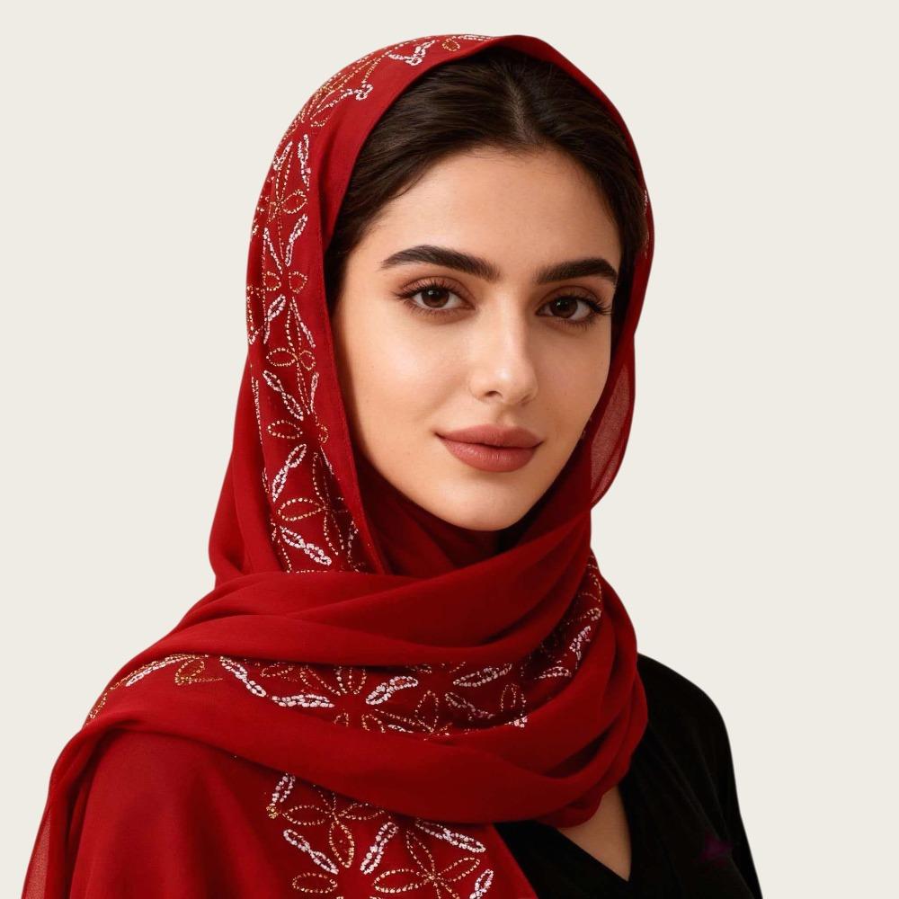 Nouveau Turban Musulman Instantané en Mousseline Respirant Couverture Complète Châle Islamique Froissé Couleurs Unies Head Wraps