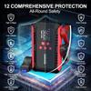8000A Jump Starter with Air Compressor, 26800mAh Car Battery Booster, 150PSI Tire Inflator, 12V Jump Box, Jumper Cables, Cigaret