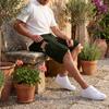 Men's Elastic Waist Cargo Shorts Adjustable Belt Multiple Pockets Casual Style Suitable for Hiking Worksite Summer Wear