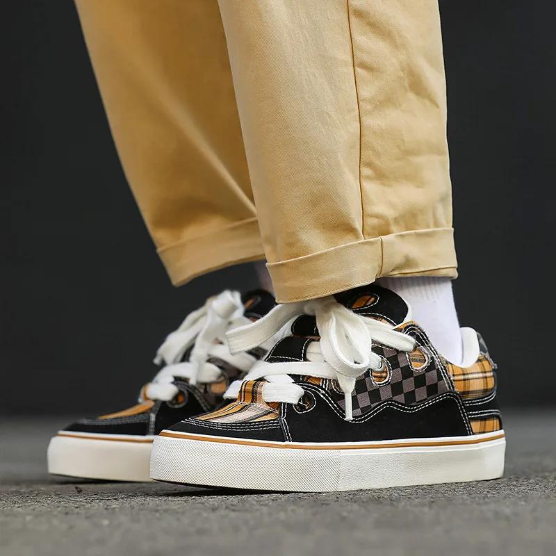 Klasické unisex černé pánské skateboardové boty tenisky pohodlné nízké skate boty vulkanizované tenisky pro muže ženy plátěnky