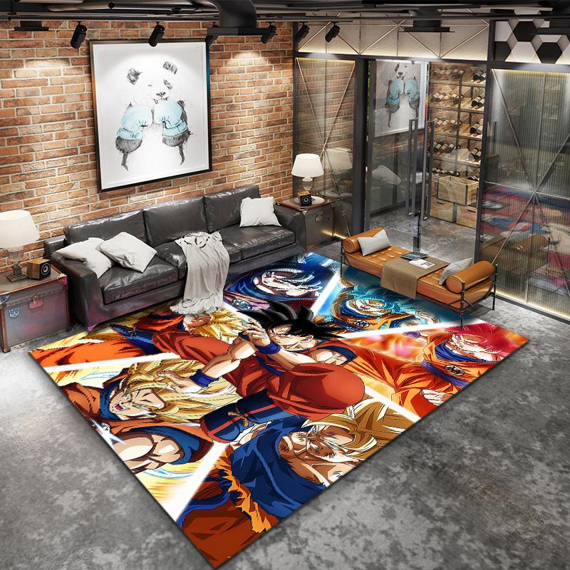 Dragon Ball Z Carpet Rug For Living Room Bedroom Home Sofa Decoration,kids Play Nonslip Floor Mat