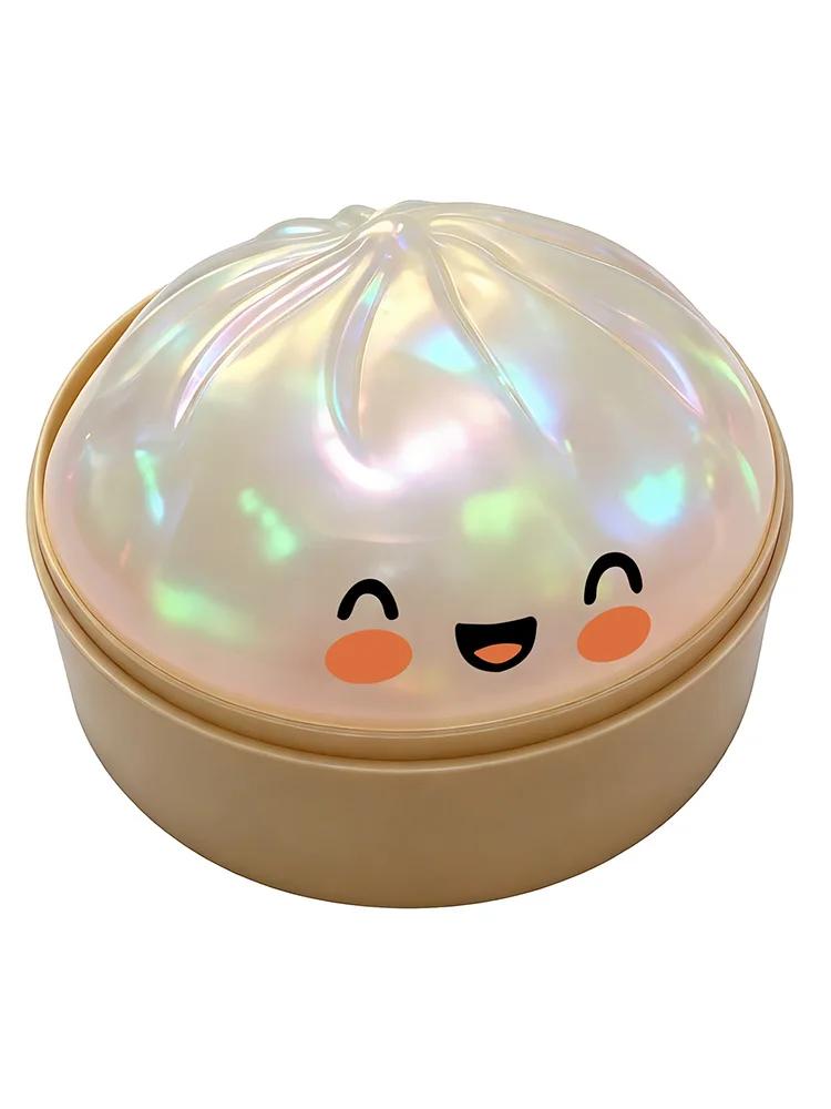 Simulation Flash Ravioli Boule de Pression Petit Pain Squishy Jouet Rebond Lent Doux Pincer Décompression Bureau Maison Décoration Cadeaux d'Anniversaire