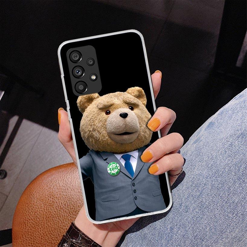 

Naughty Cute Bear Funny Mascot Phnoe Case for Samsung Galaxy A17 A37 A57 A16 A26 A36 A56 A15 A14 A13 A55 A54 A53 A35 A34 A33 A25 Samsung A33