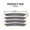 QPM1 4pcs Carbon Fiber Car Wheel Rim Stickers Auto Refit Accessories For Buick Excelle XT Envision Excelle GT Regal Encore Park GL8
