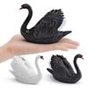 Geese Figurine Realistic Geese Statue Sculpture Farm Animal Model Collections Table Centerpieces Ornament Home Decors