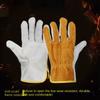 1 Pair Soft  Leather Leather  Work Gloves Security Protection Welder Gloves Welding Gloves  Outdoor
