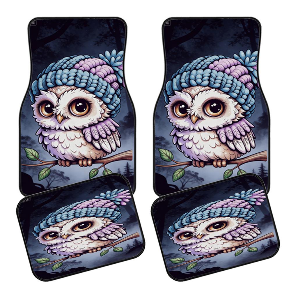 4pcs Car Floor Mat Set | Universal Full-Coverage Floor Mats |, Anti-Slip & Wear-Resistant | Compatible With Sedans/SUVs/Trucks |