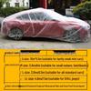Disposable Transparent PE Car Dust Cover