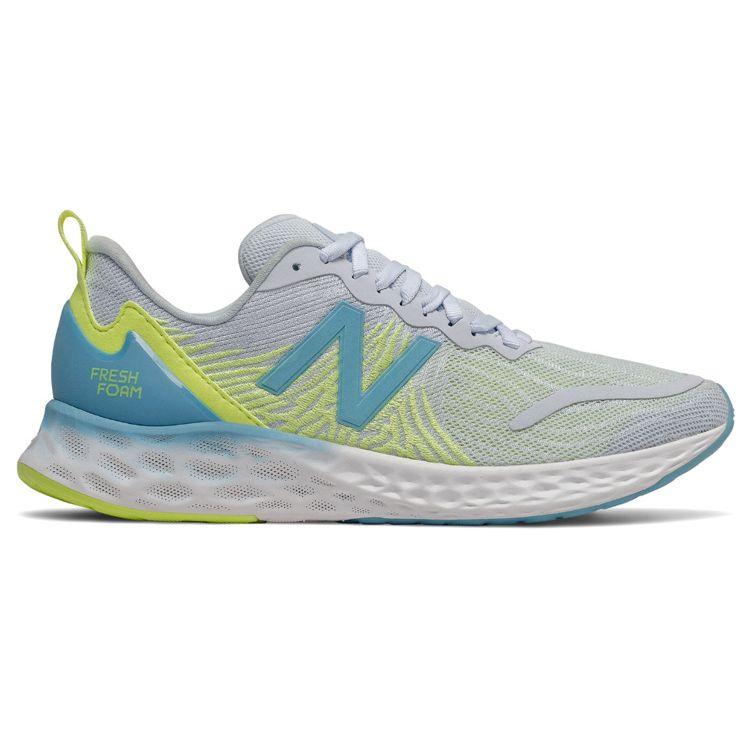 New Balance Nb Fresh Foam Tempo Comfortable Mesh Breathable Low Top Running Shoes Women Sneaker Gray Yellow Blue WTMPOGY