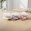 2 In 1 Travel Folding Hair Comb With Built-In Makeup Mirror One Key Hair Remover Air Cushion Detangling Scalp Massage Hairbrush
