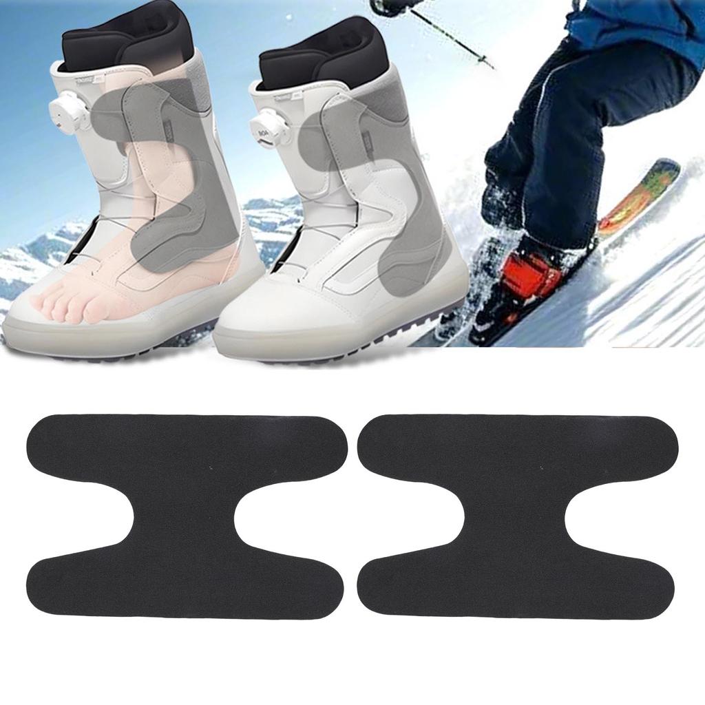 10 Stück Stiefel-Passform-Pads H-Form Weich Stoßdämpfend EVA Selbstklebend Knöchelwickel-Pads für Ski Snowboard
