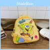 Spongebob Patrick Star Sports Surfing Eating Popcorn Printed Backpack Children