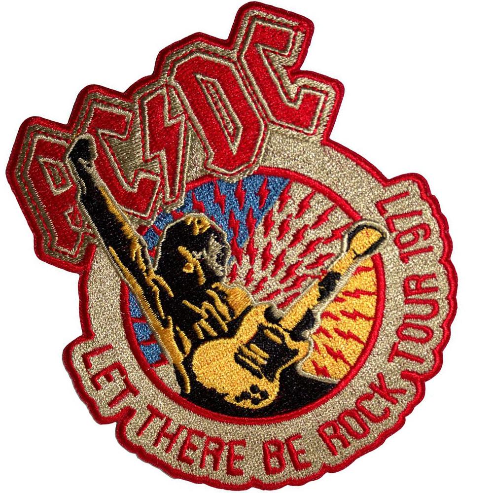 AC/DC Let There Be Rock Tour 1977 Iron On Patch