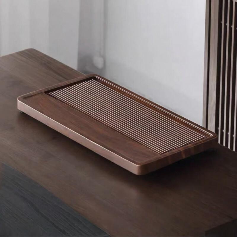 

Chinese Style Huanghuali Color Tea Tray Set