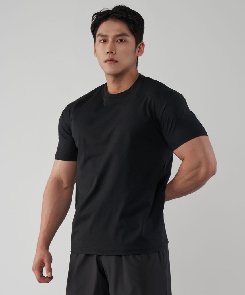 UNTAPPED STUDIO [2Pack] Cool Air Muscle Fit Short Sleeve Plain T-Shirt 3 Colors