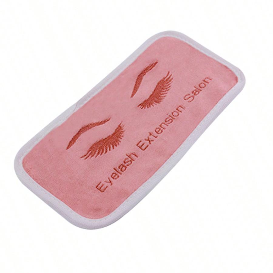 1pc Professional Eyelash Extension Forhead Soft Towel Sticker Stand Grafted Eyelash Pads Tray Pallet Lash Holder Beauty Salon Accessories Tool