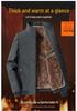 Men's Lamb Fleece Jacket - Warm, Thick, and Plus Size for Middle-aged and Young Dads