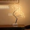 108 LED Tabletop Bonsai Tree Light With Remote Night Light Shimmer Tree Lamp For Christmas Valentine's Home Decoration