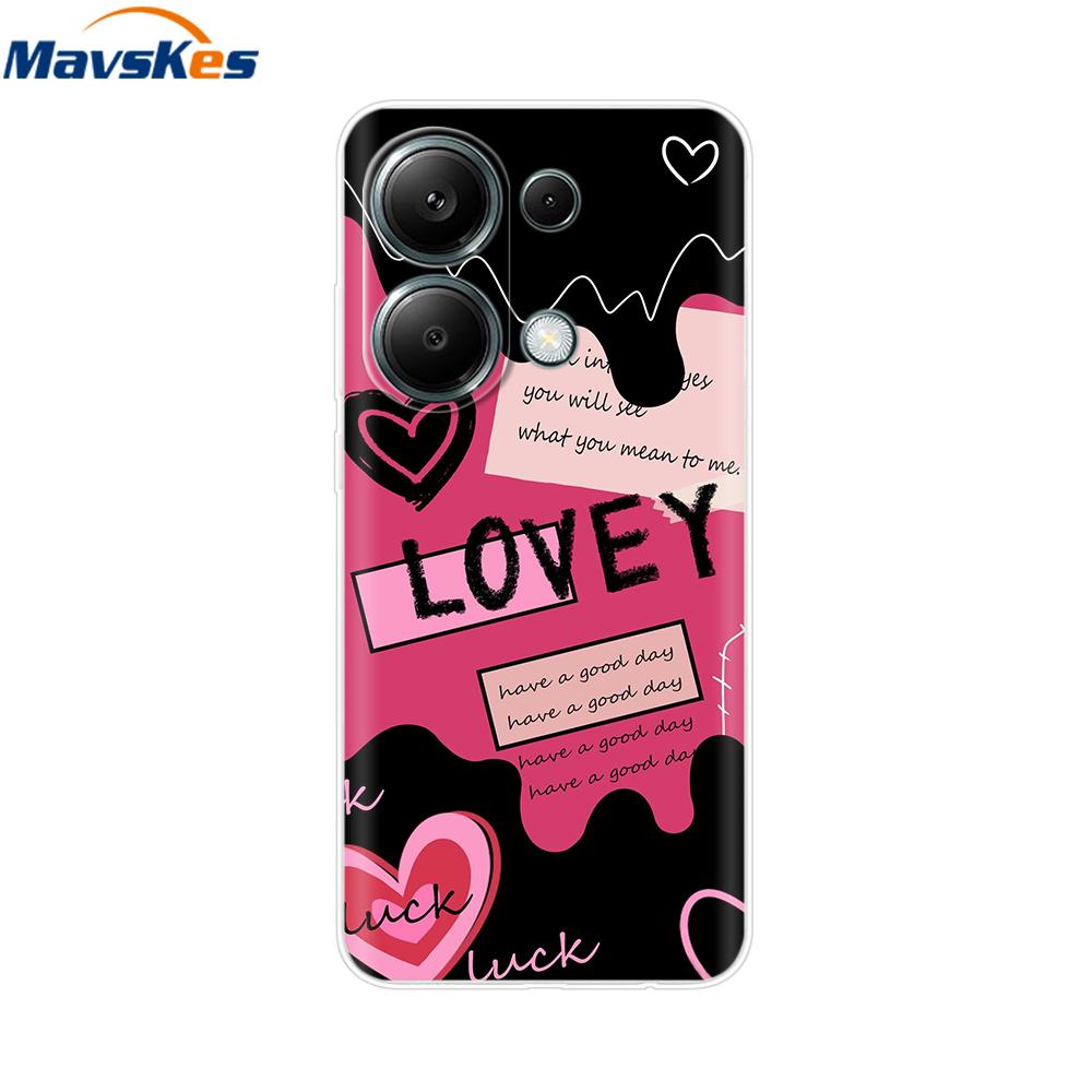 For Redmi Note 13 4G 5G Case Fashion Panda Phone Cover For Xiaomi Redmi Note 13 Pro 4G 5G Cases 13Pro Plus Soft Silicone Funda