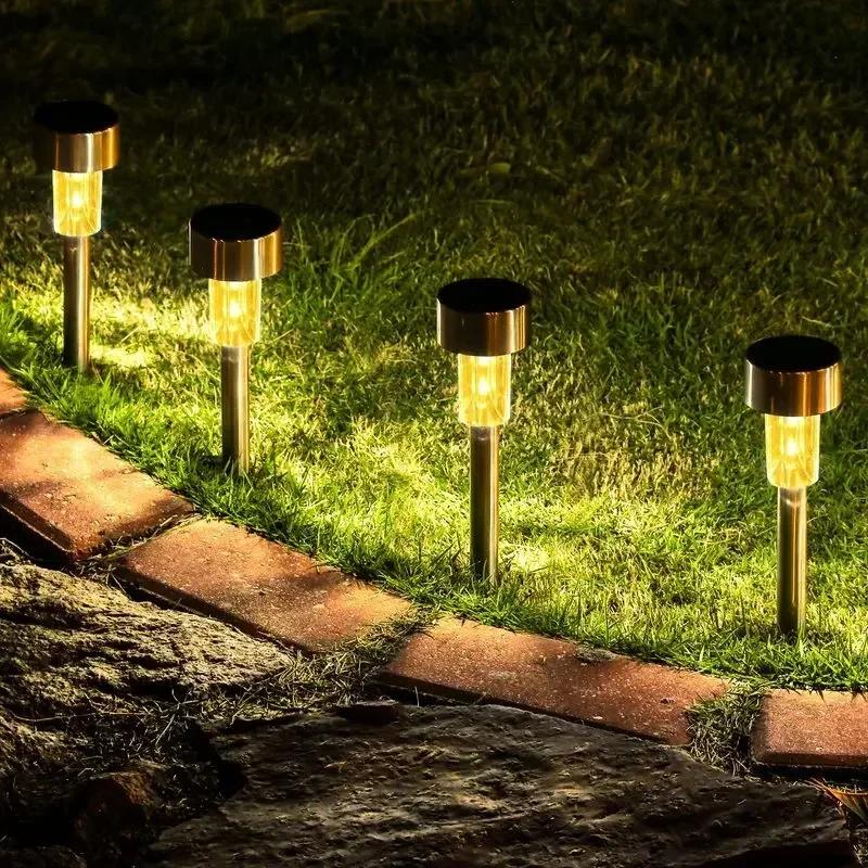 Solar Powered Waterproof Outdoor Lights, Garden Lamp, Landscape Path, Yard, Backyard, Lawn, Patio, Decorative