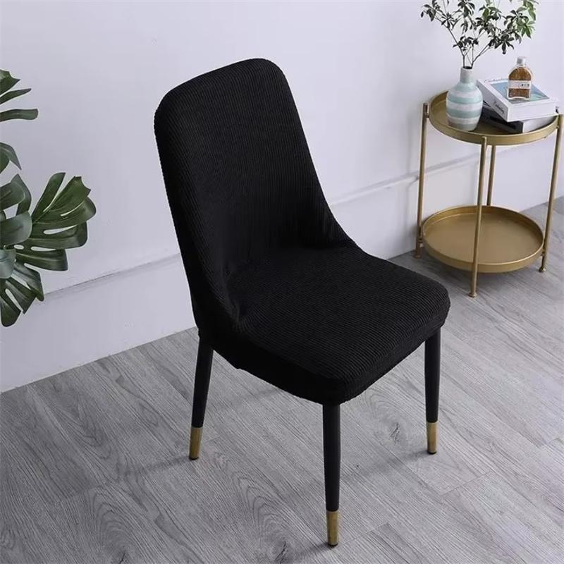 Solid Color High Elasticity Integrated Backrest Seat Chair Covers Home Dining Chair Office Chair Universal Chair Covers